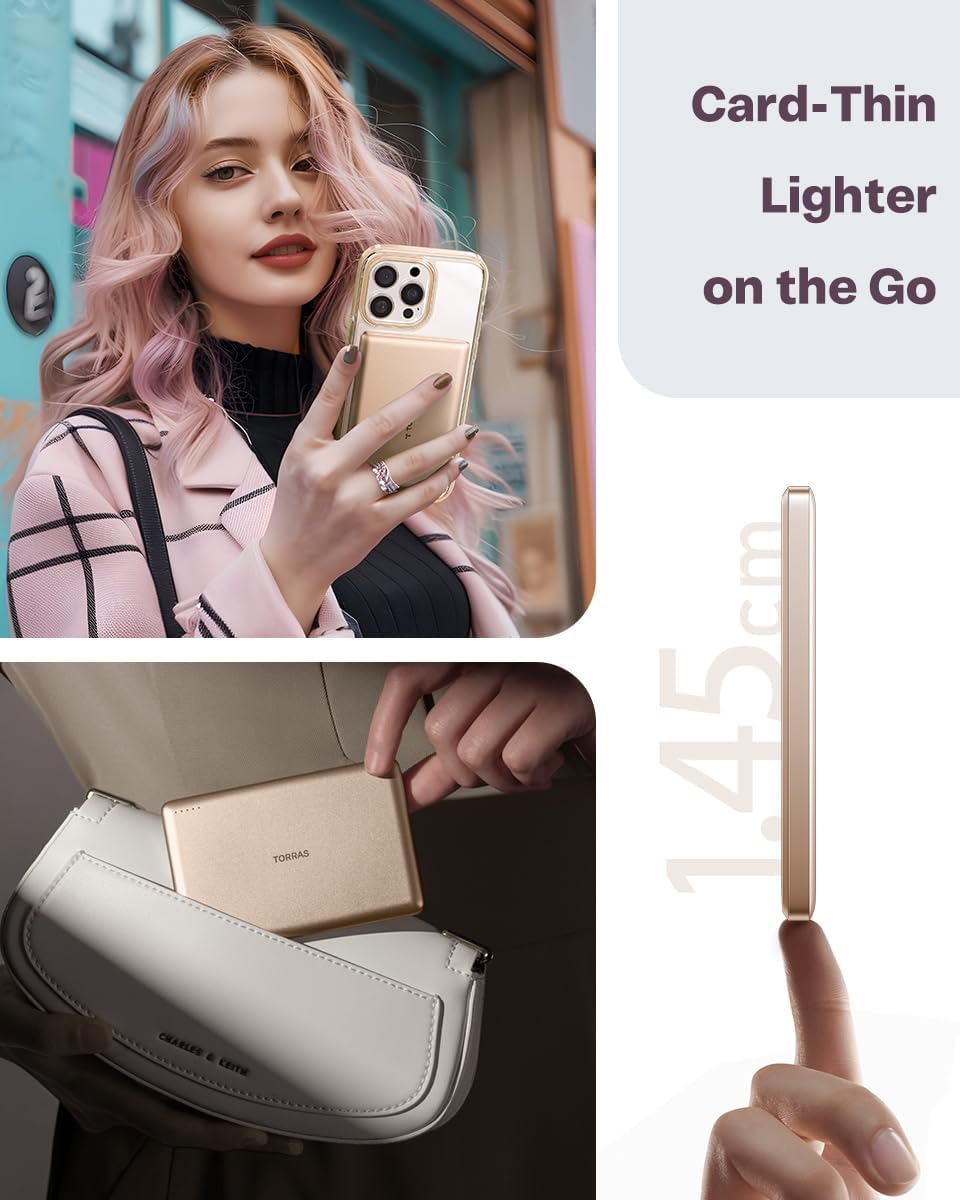 Detalle de TORRAS MiniMag 10000mAh MagSafe power bank