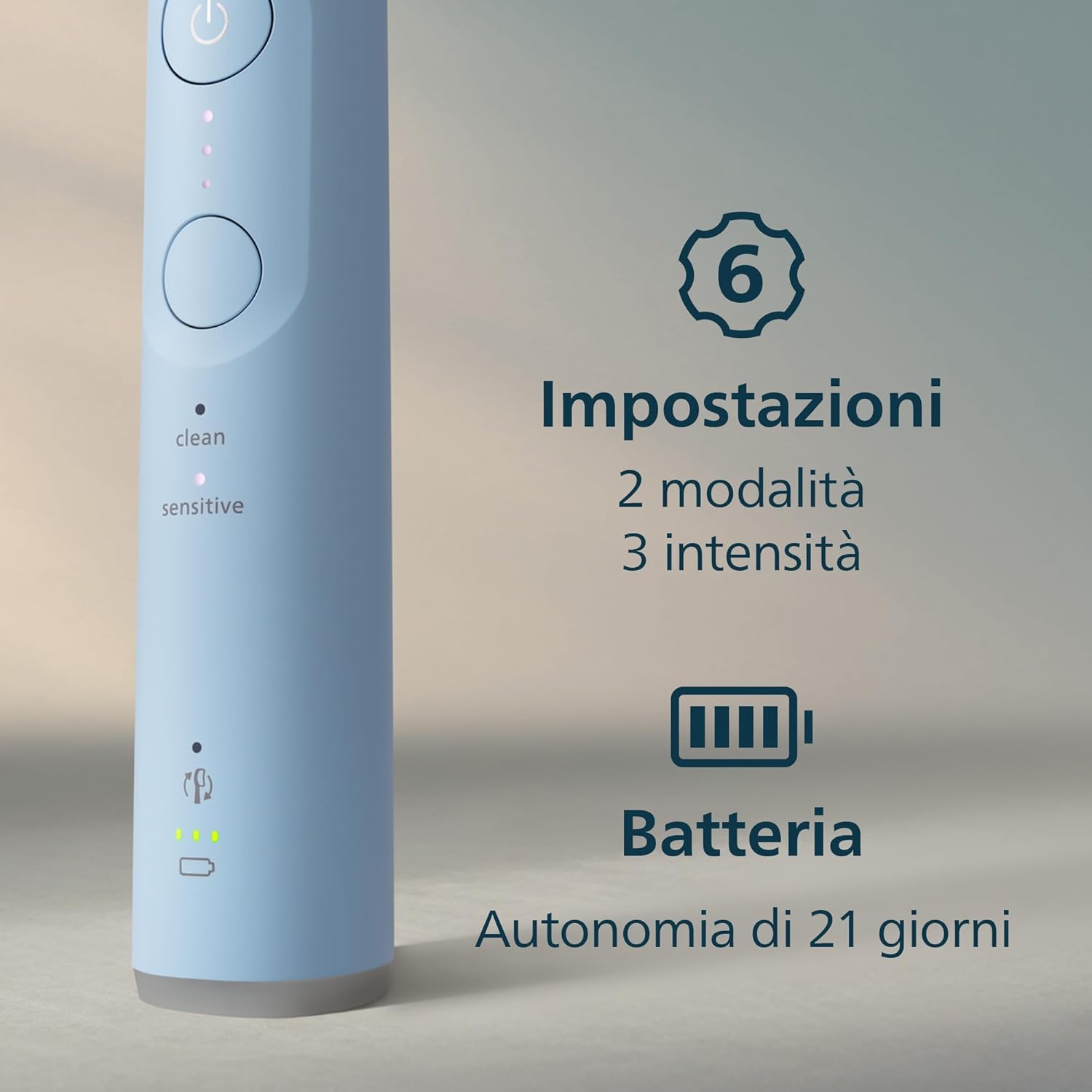 Thumbnail 6 de Philips Sonicare 6100 spazzolino sonico, 3 livelli