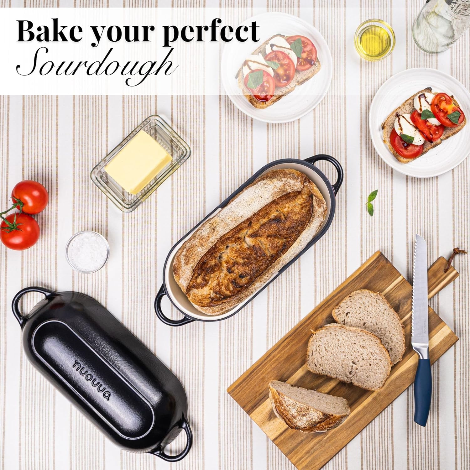 Thumbnail 6 de Nuovva Enamelled Cast Iron Bread Loaf Pot: A Practical Dutch Oven for Sourdough and Beyond