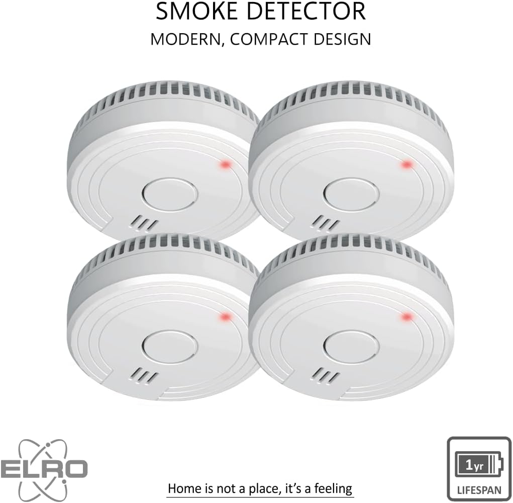 Detalle 2 de ELRO FS1801 smoke detector 4-pack