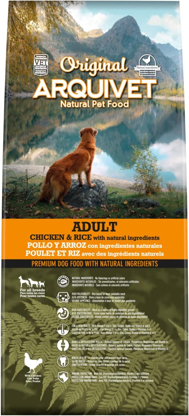 Detalle 2 de Adult Hundefutter ARQUIVET Original 12 kg