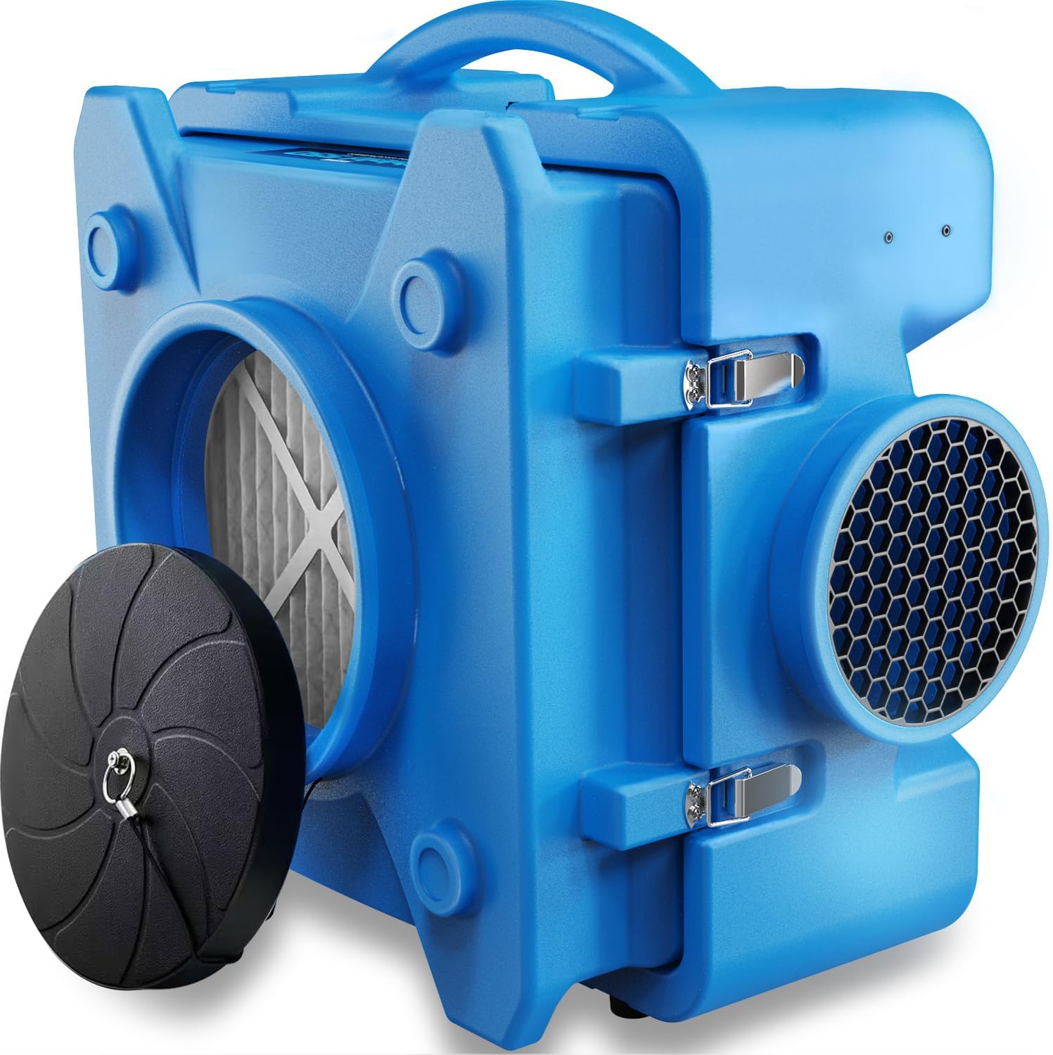 Detalle de CADPXS Shield-550 Air Scrubber: 550 CFM with 3-Stage Filtration for Commercial and Restoration Use