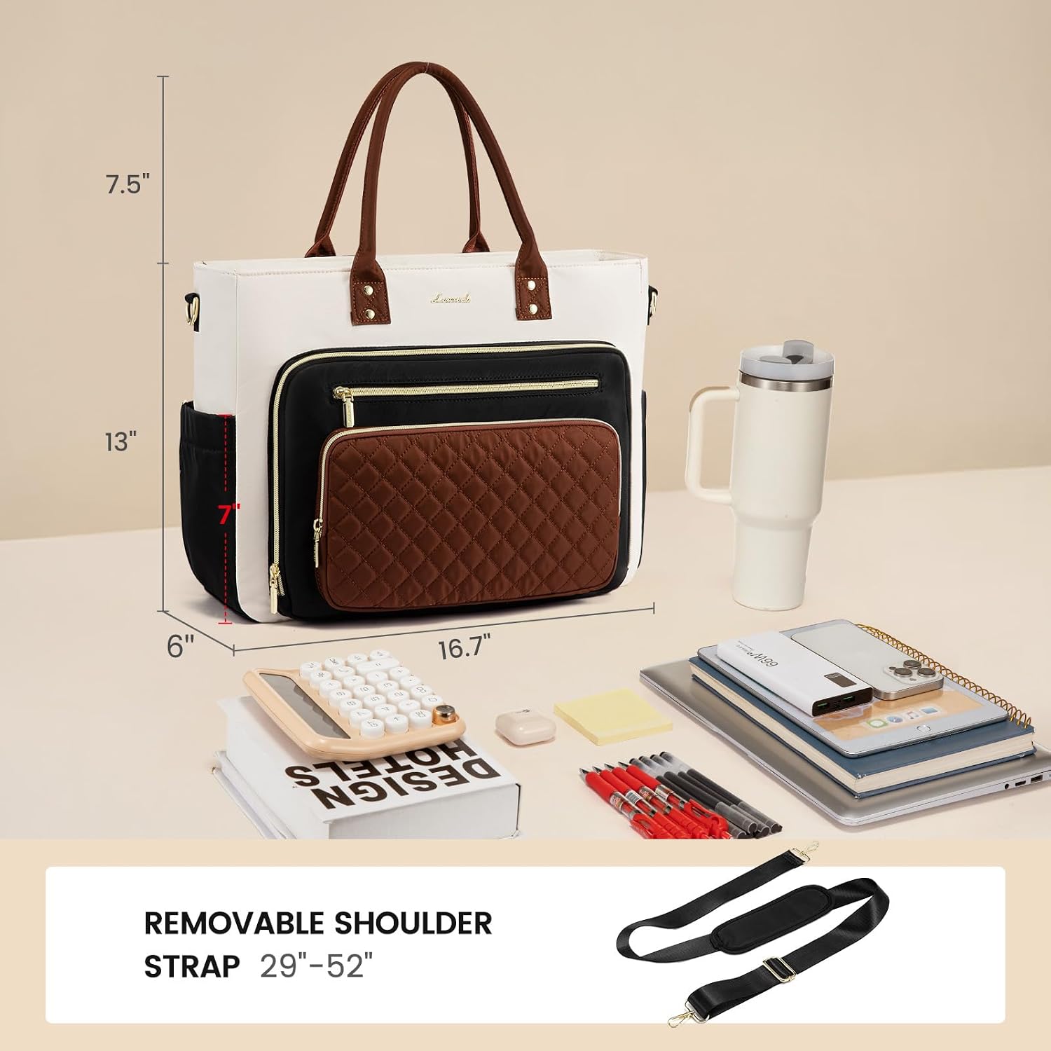 Thumbnail 6 de LOVEVOOK Teacher Tote 15.6 Inch