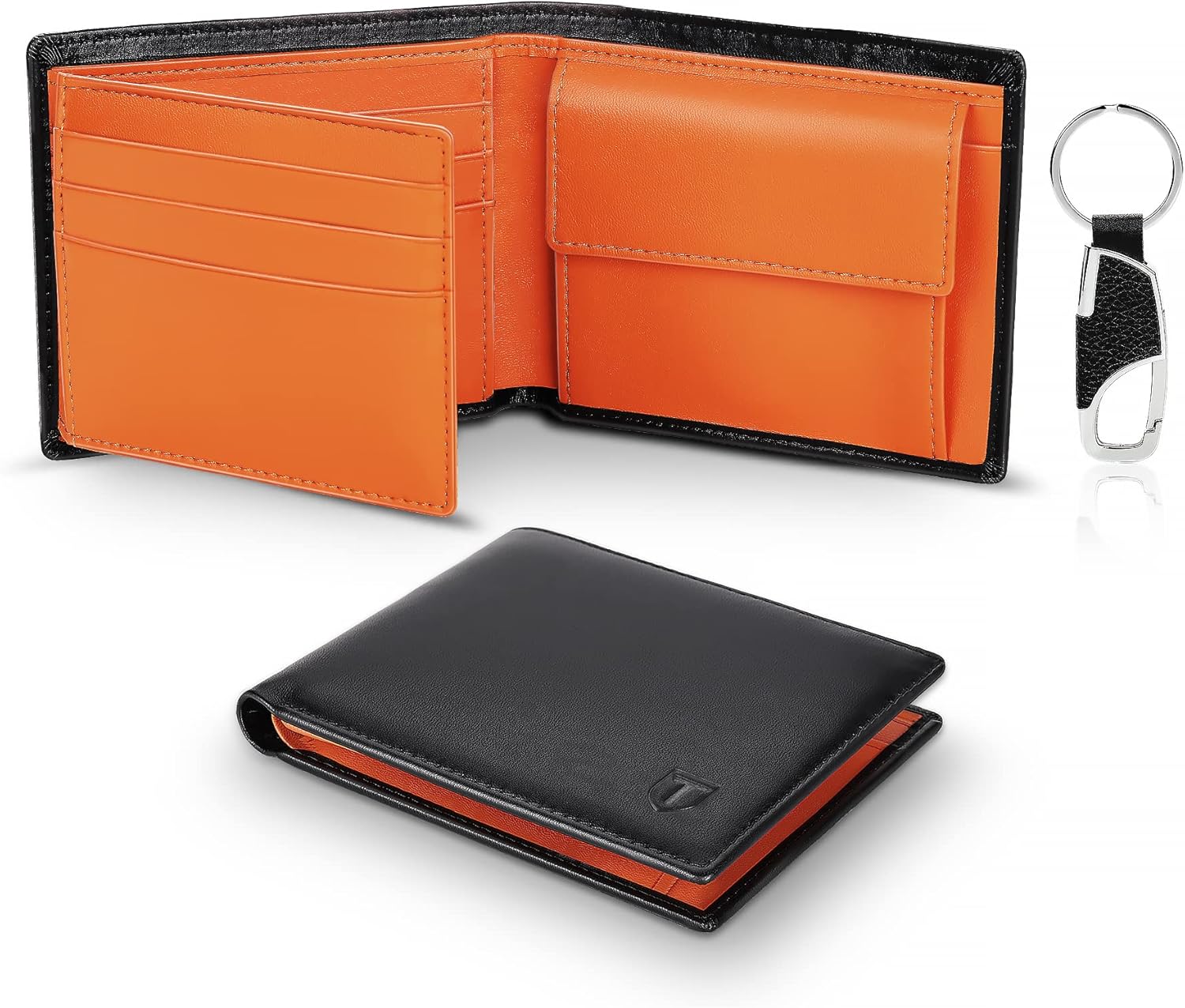 Detalle de TEEHON Cartera RFID 10 ranuras 🧾