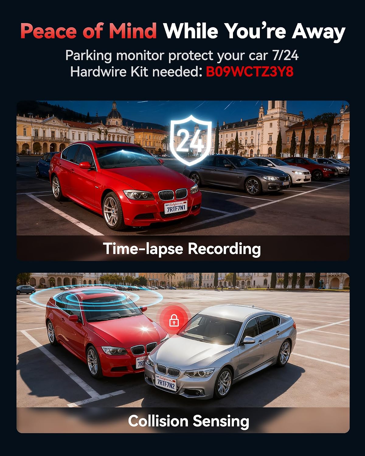 Thumbnail 6 de REDTIGER F7N-N 4K Front & Rear Dash Cam – 5.8GHz WiFi, GPS & Night Vision