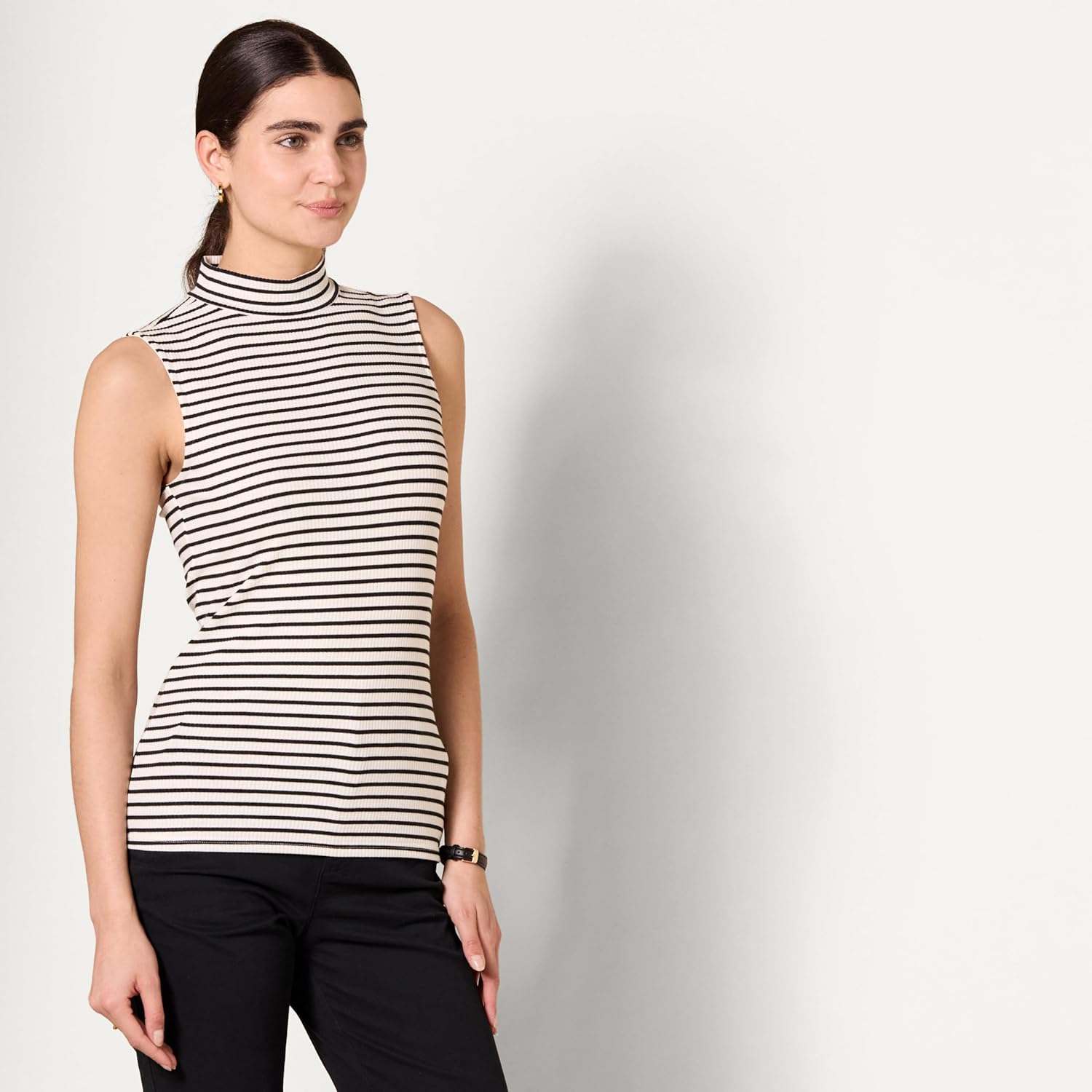 Thumbnail 2 de Amazon Essentials Damen ärmelloses Rippstrick-Top mit Stehkragen (Slim Fit)
