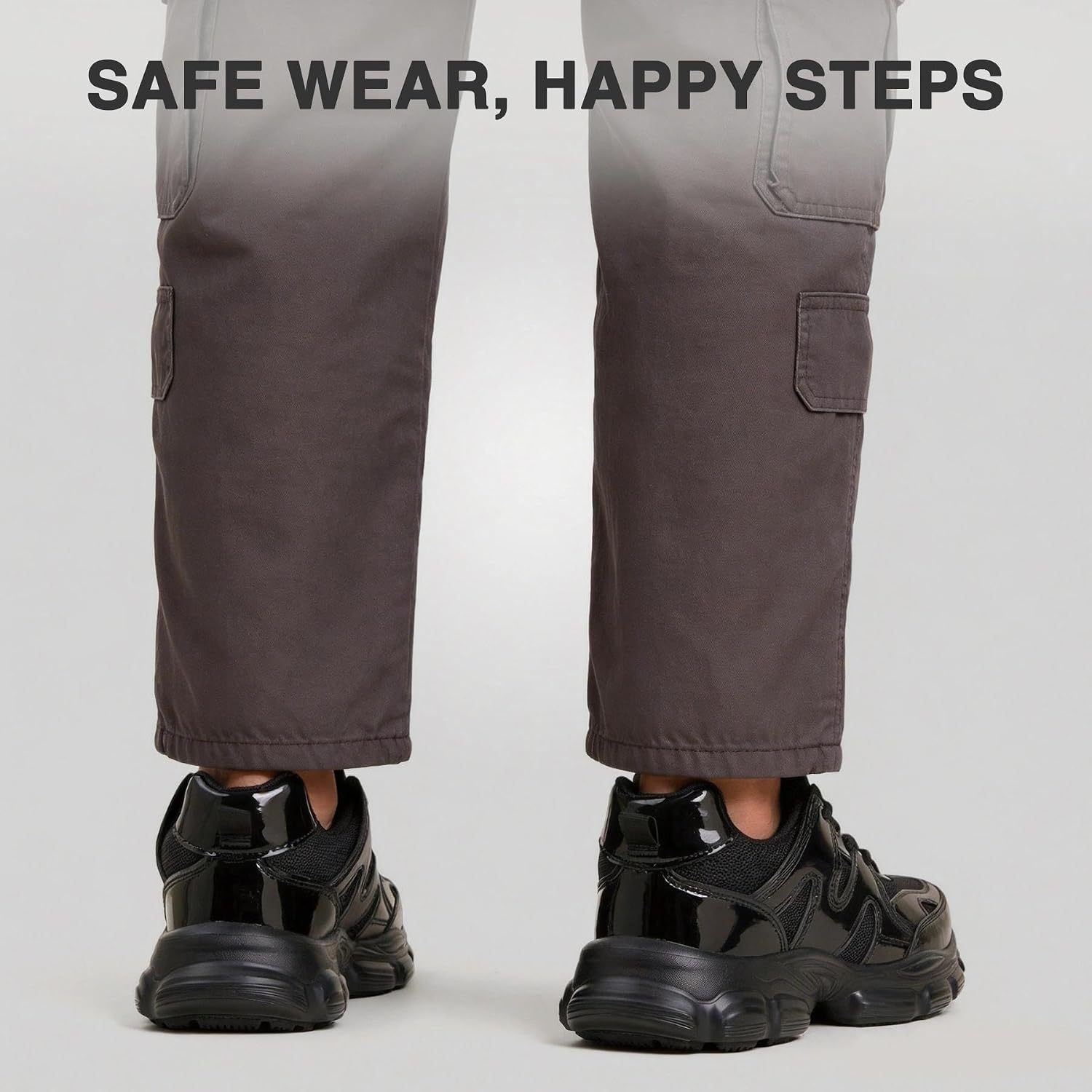 Thumbnail 2 de Hogent Steel Toe Work Shoes, Wide Fit, Kevlar Midsole and Non-Slip Grip