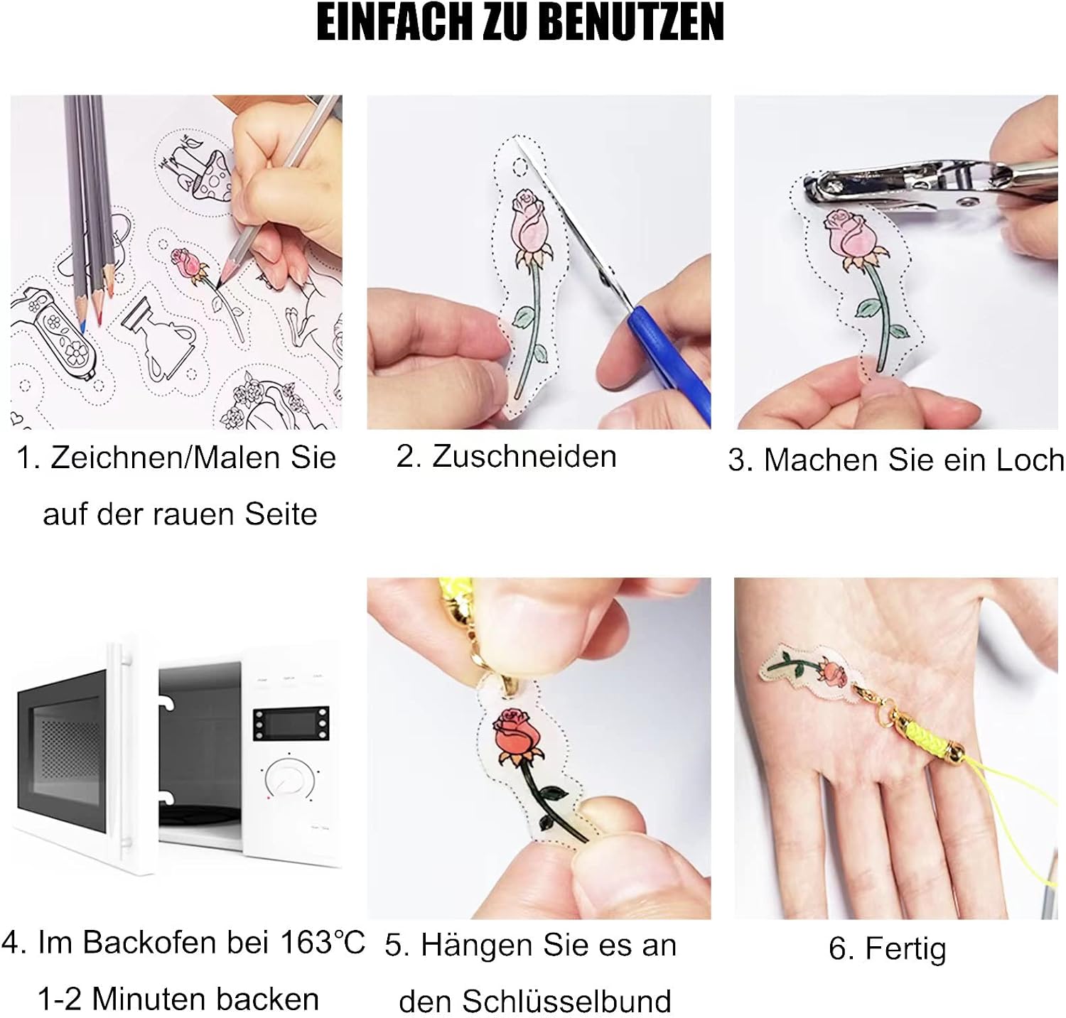 Thumbnail 2 de SUNANFBEST Schrumpffolie Set 12 Bogen A4