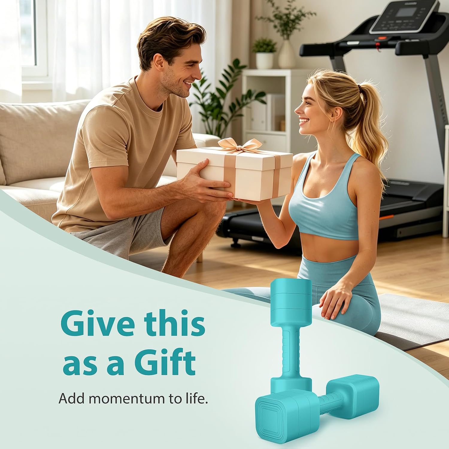 Thumbnail 6 de Poudee Adjustable Dumbbells, 2.2–20 lb