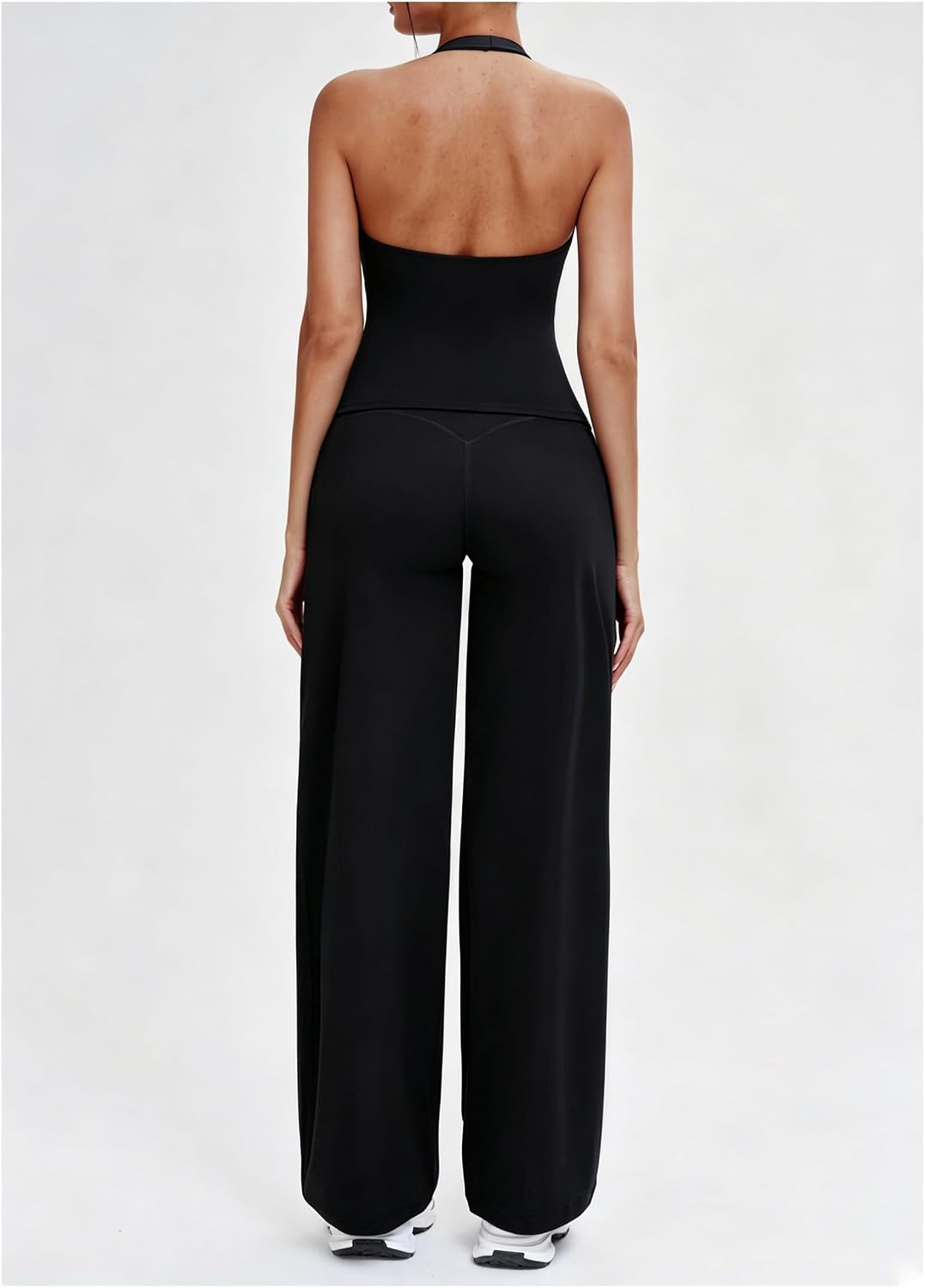 Detalle de KIKIMINK Pantaloni da yoga da donna Flared Leggings a vita alta