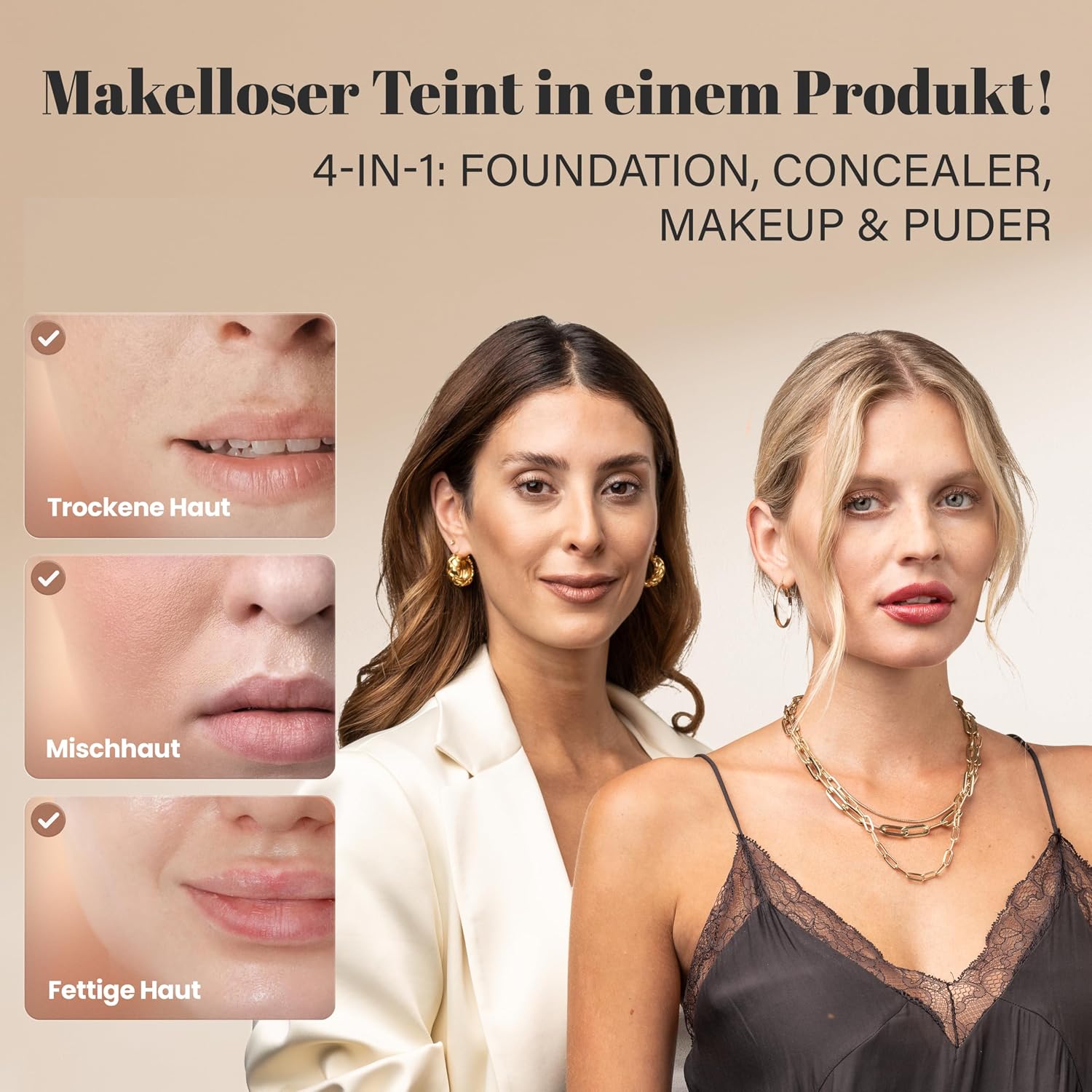 Detalle 2 de Make-up Mousse 4-in-1 für natürlich matt