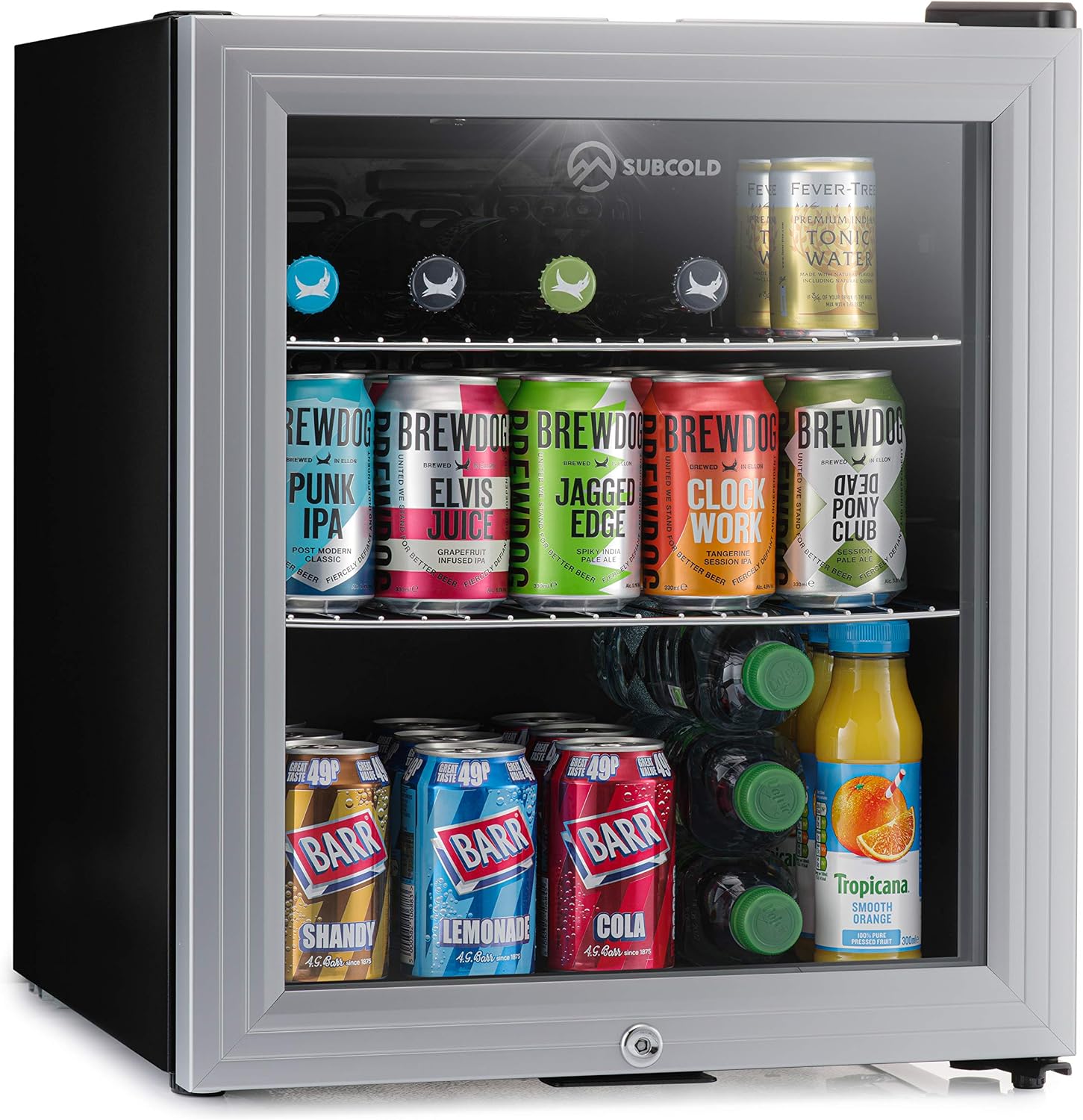 Thumbnail 6 de Subcold Super50 50L Mini Fridge – Black with LED Light