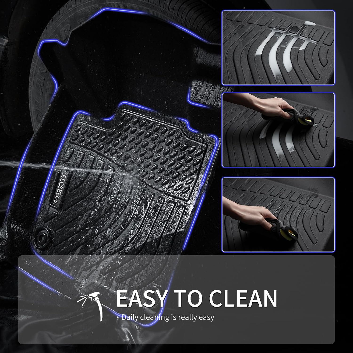 Thumbnail 6 de KELCSEECS Seltos TPE Floor Mats 2024-26