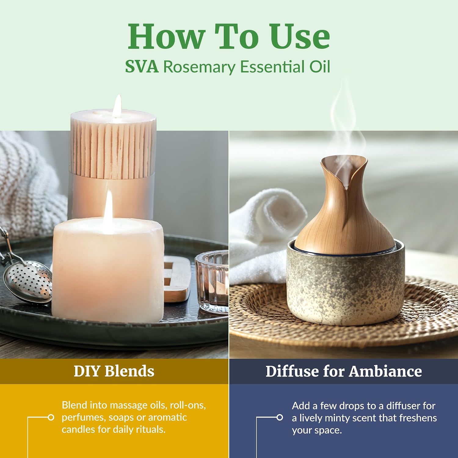 Detalle 2 de SVA Rosemary Essential Oil 4 fl oz