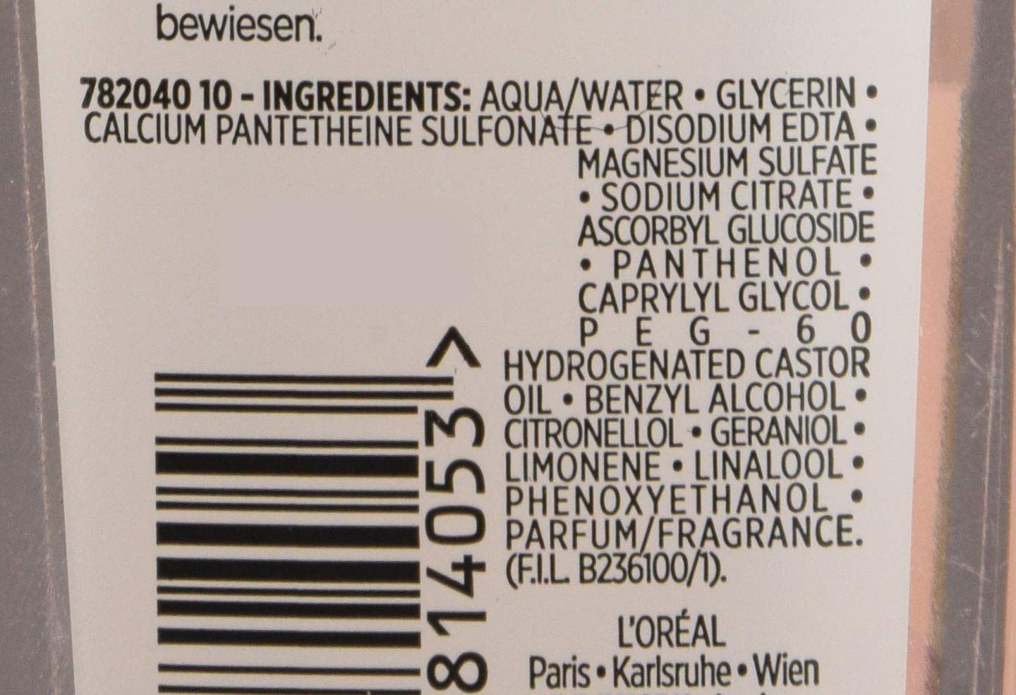 Detalle 2 de L’Oréal Paris Age Perfect Erfrischendes Gesichtswasser (200 ml) für reife Haut ab 50, Packung mit 2