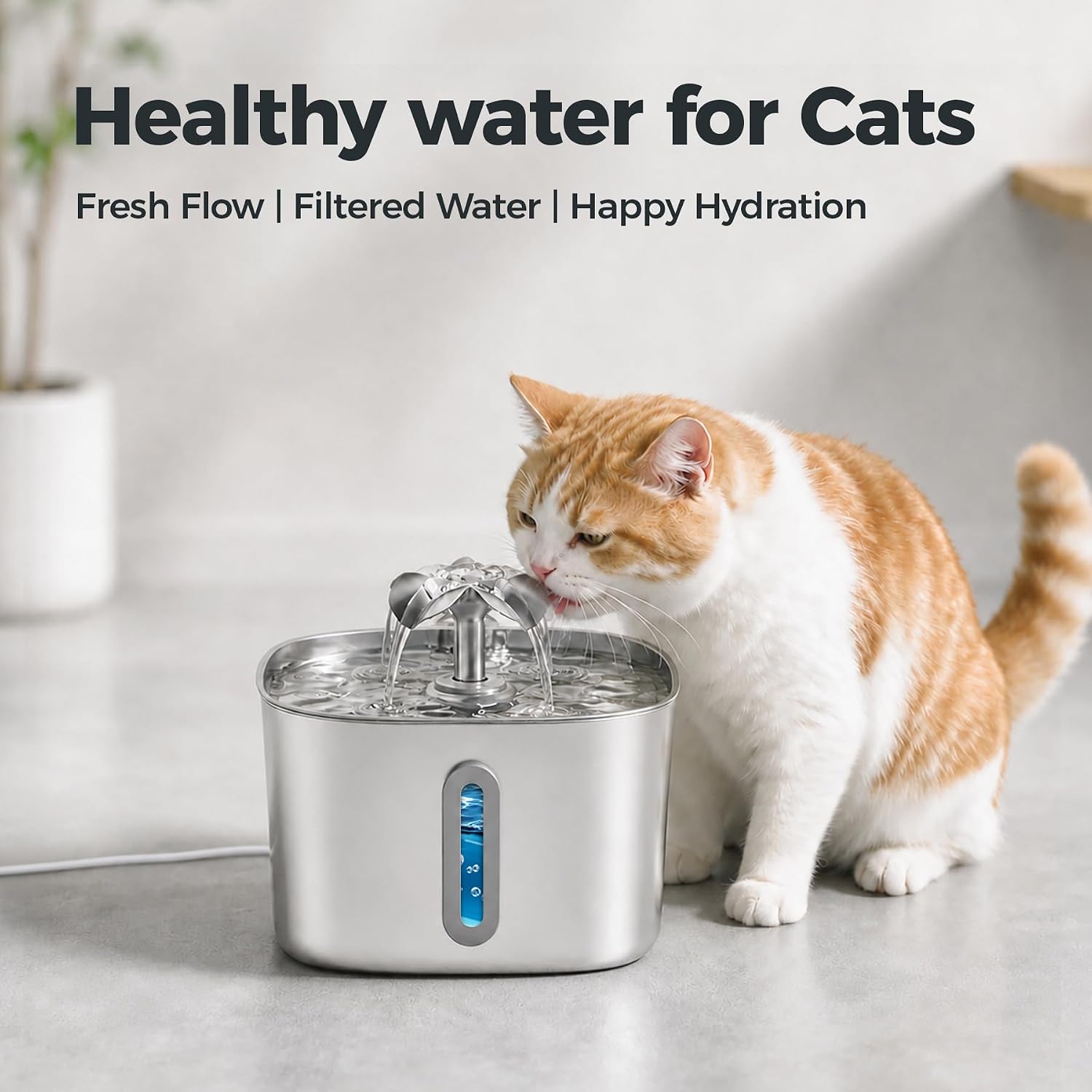 Thumbnail 6 de MOGOBABA Cat Water Fountain 3.2L