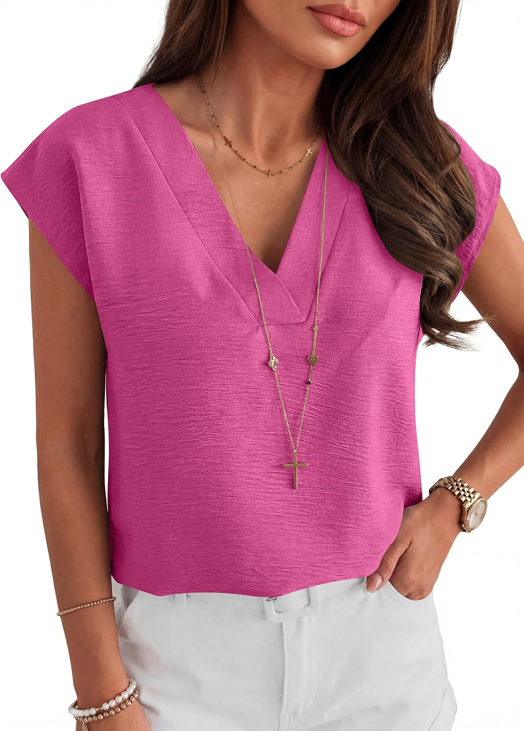 Thumbnail 6 de ANRABESS Women's Blouse 100% Polyester