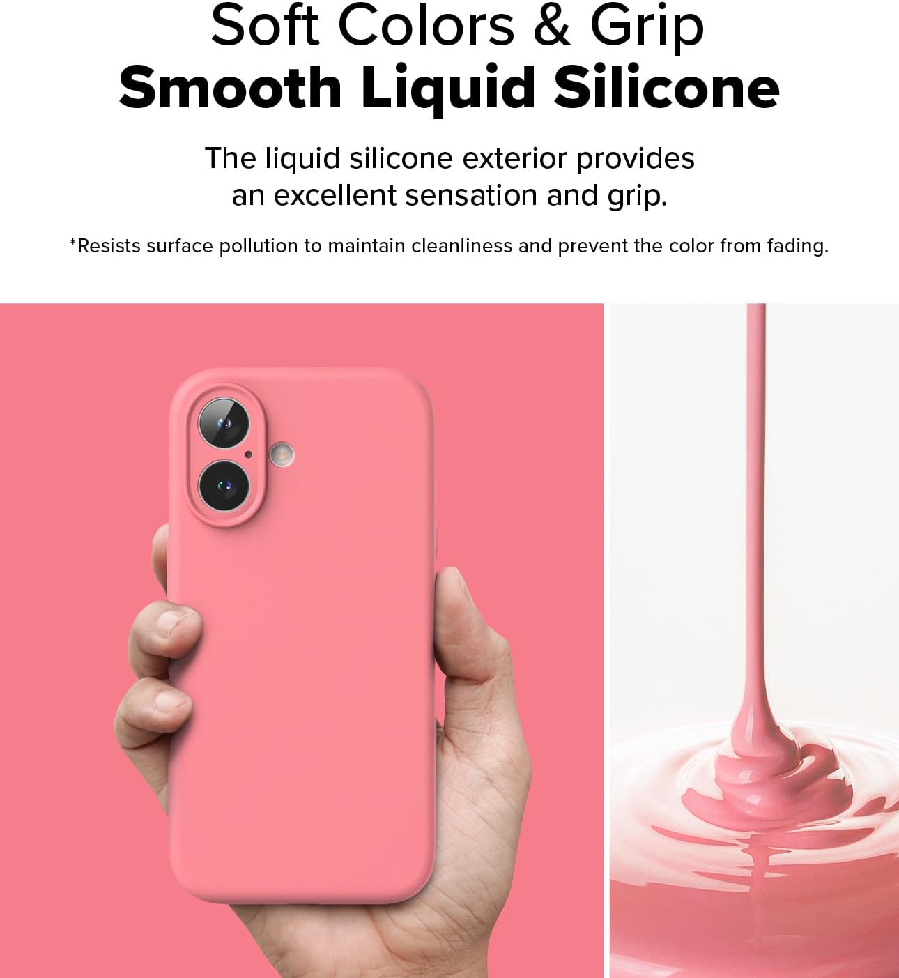 Thumbnail 4 de Ringke Silicone Magnetic Case for iPhone 16 Plus (MagSafe) – Pink