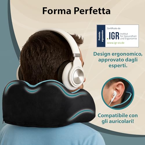 Thumbnail 7 de FLOWZOOM Comfy cuscino da viaggio in memory foam, regolabile e lavabile