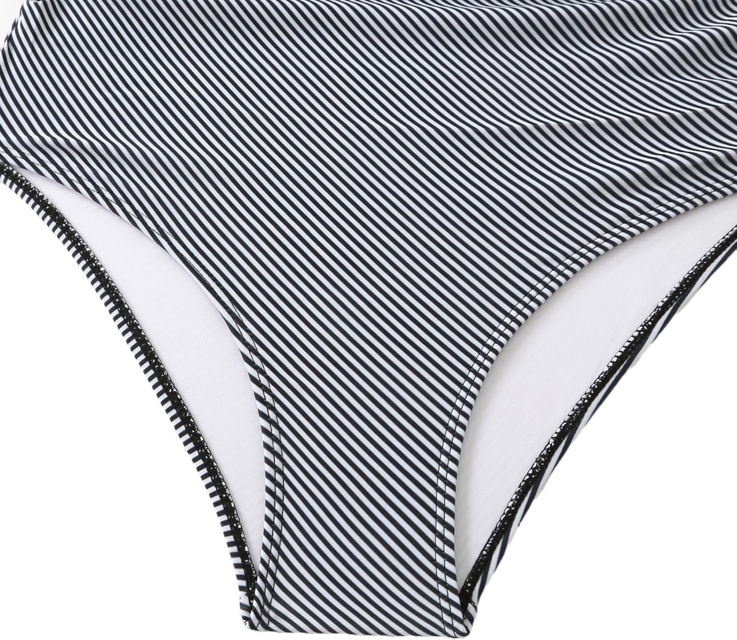 Detalle de FLYILY Femmes Two-Pièces Tankini Taille Haute à Volants et Ruché