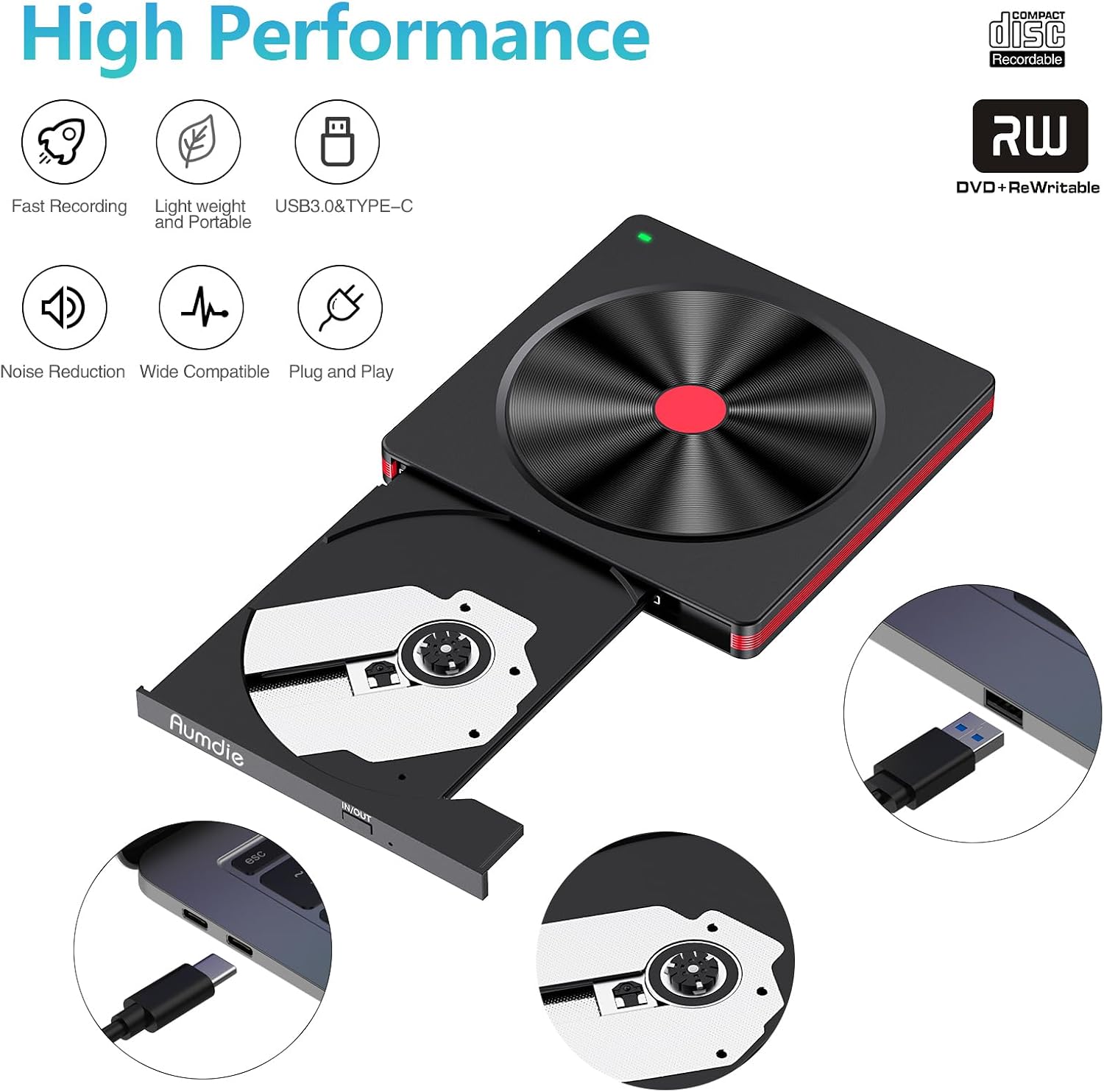 Thumbnail 4 de Externes DVD Laufwerk USB 3.0
