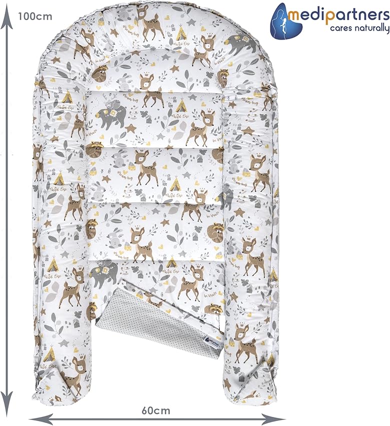 Thumbnail 3 de Medi Partners Nido para Bebé Recién Nacido 🦌 Juego 5 Piezas