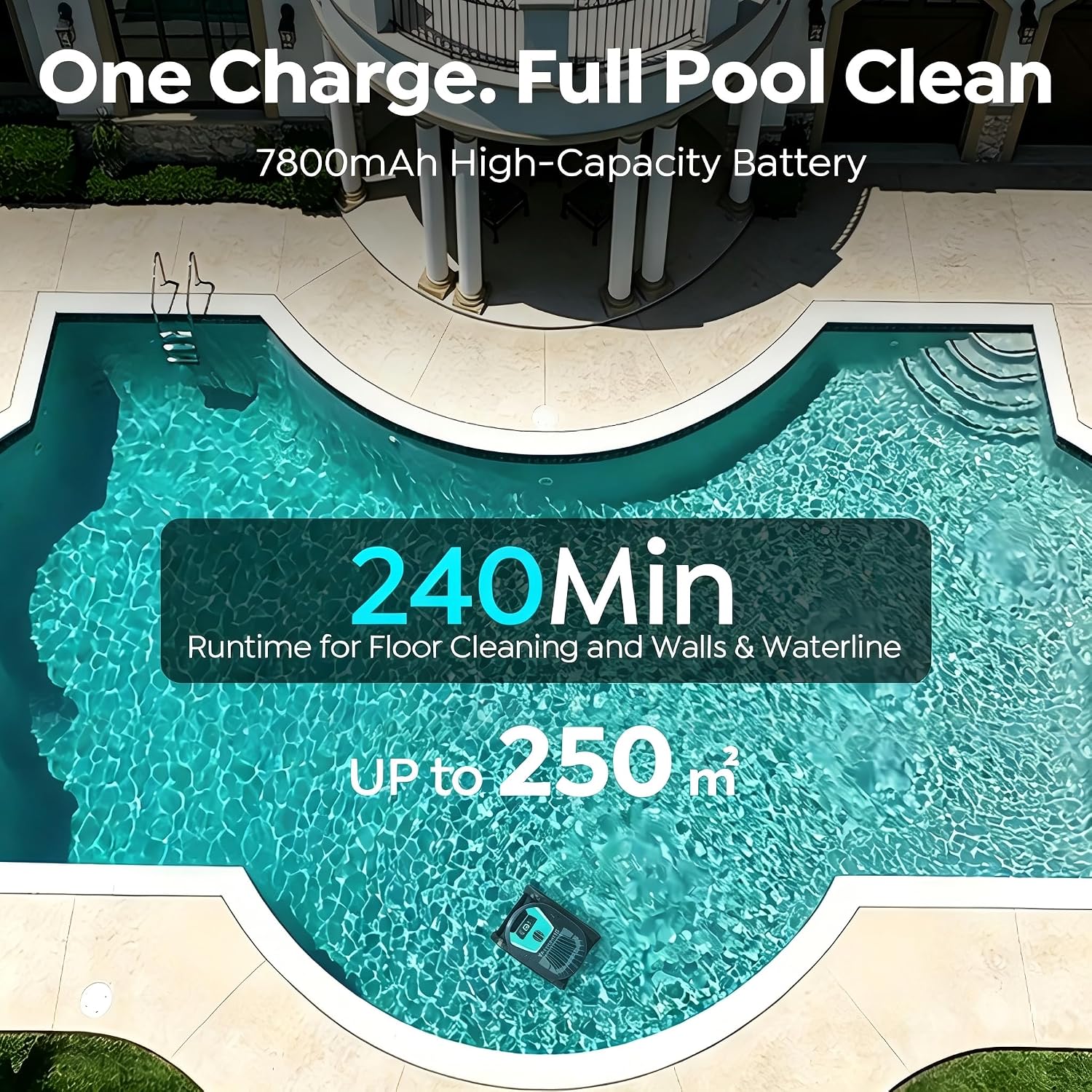 Thumbnail 2 de Pleco Pro Cordless Robotic Pool Cleaner, 240-Minute Runtime