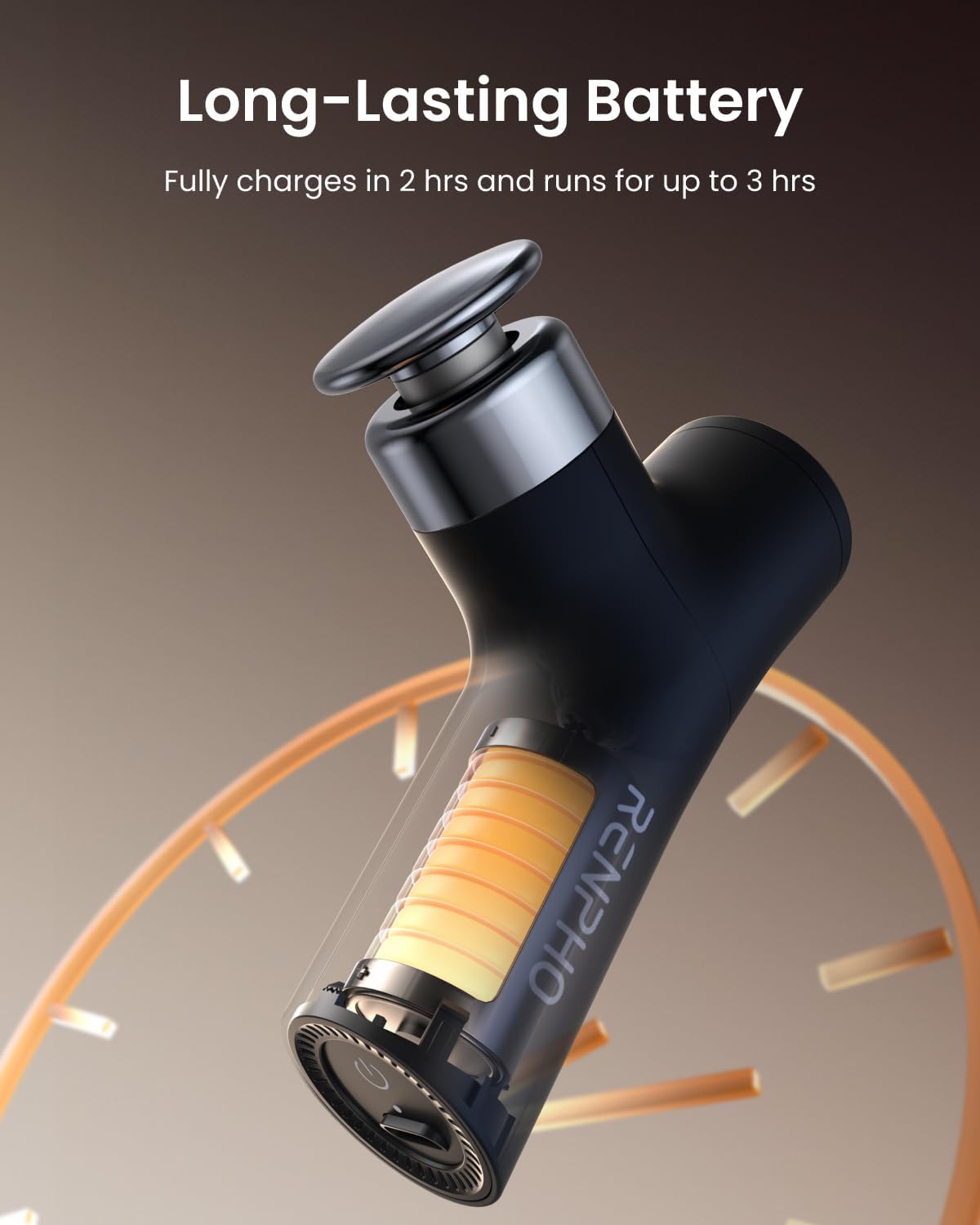 Thumbnail 4 de RENPHO Micro One Super Mini Massage Gun (4 speeds) — ultra-portable percussion massager for neck, shoulders and legs
