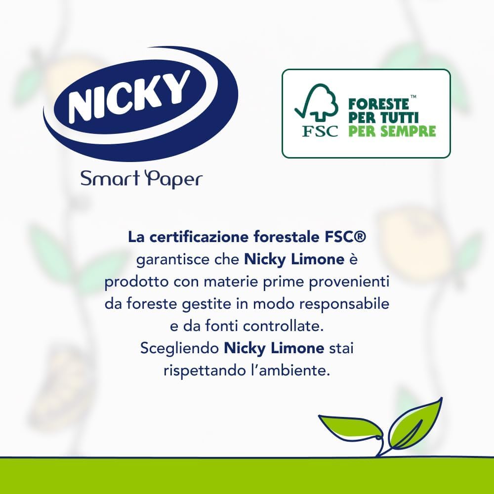 Thumbnail 4 de Nicky Limone Tovaglioli Decorati – Confezione da 35 tovaglioli a 2 veli, morbidezza e FSC