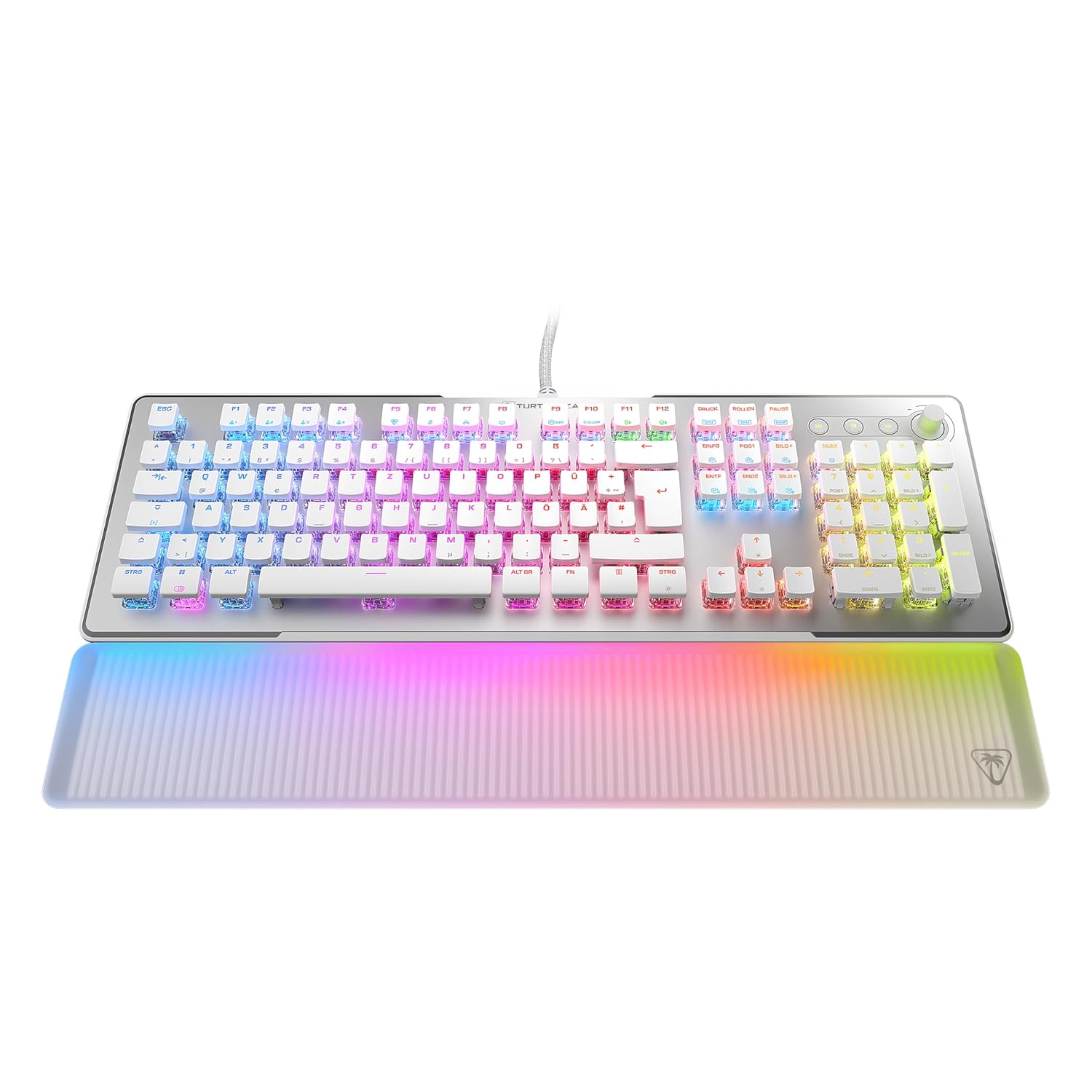 Thumbnail 3 de Turtle Beach Vulcan II Max – Optisch-mechanische Tastatur mit Titan II Schaltern, abnehmbare Handballenauflage und RGB