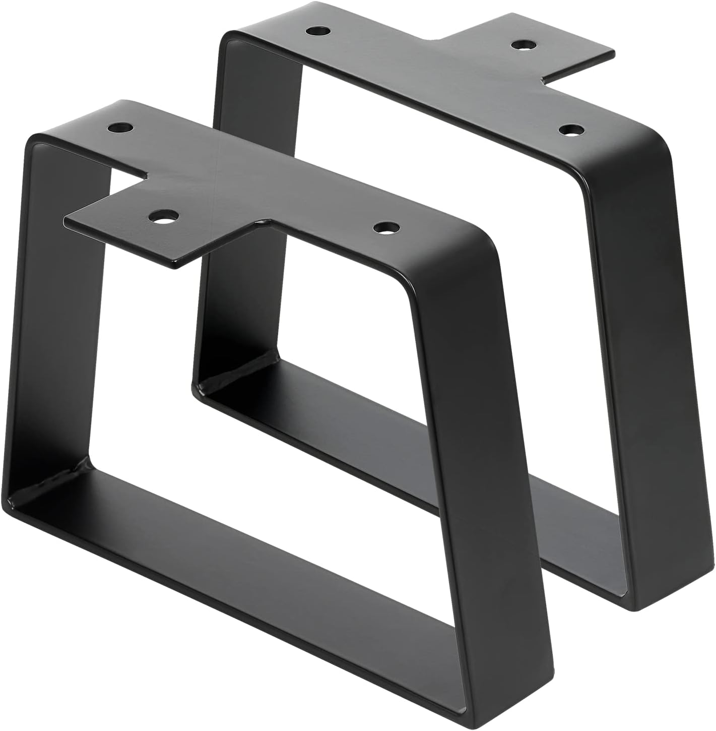 Signstek Schwarze trapezförmige Tischbeine 20,3 cm