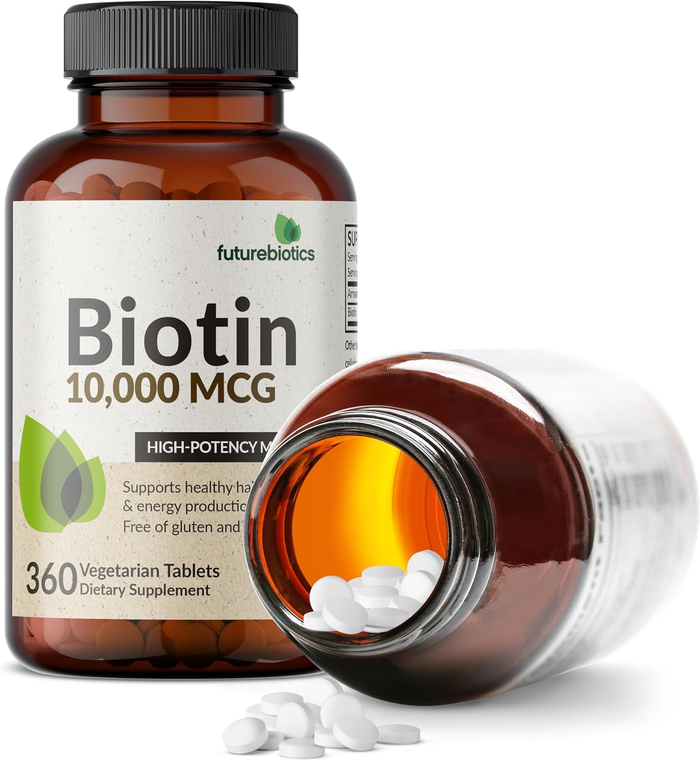 Detalle 2 de Futurebiotics Biotin Supplement 10,000 mcg