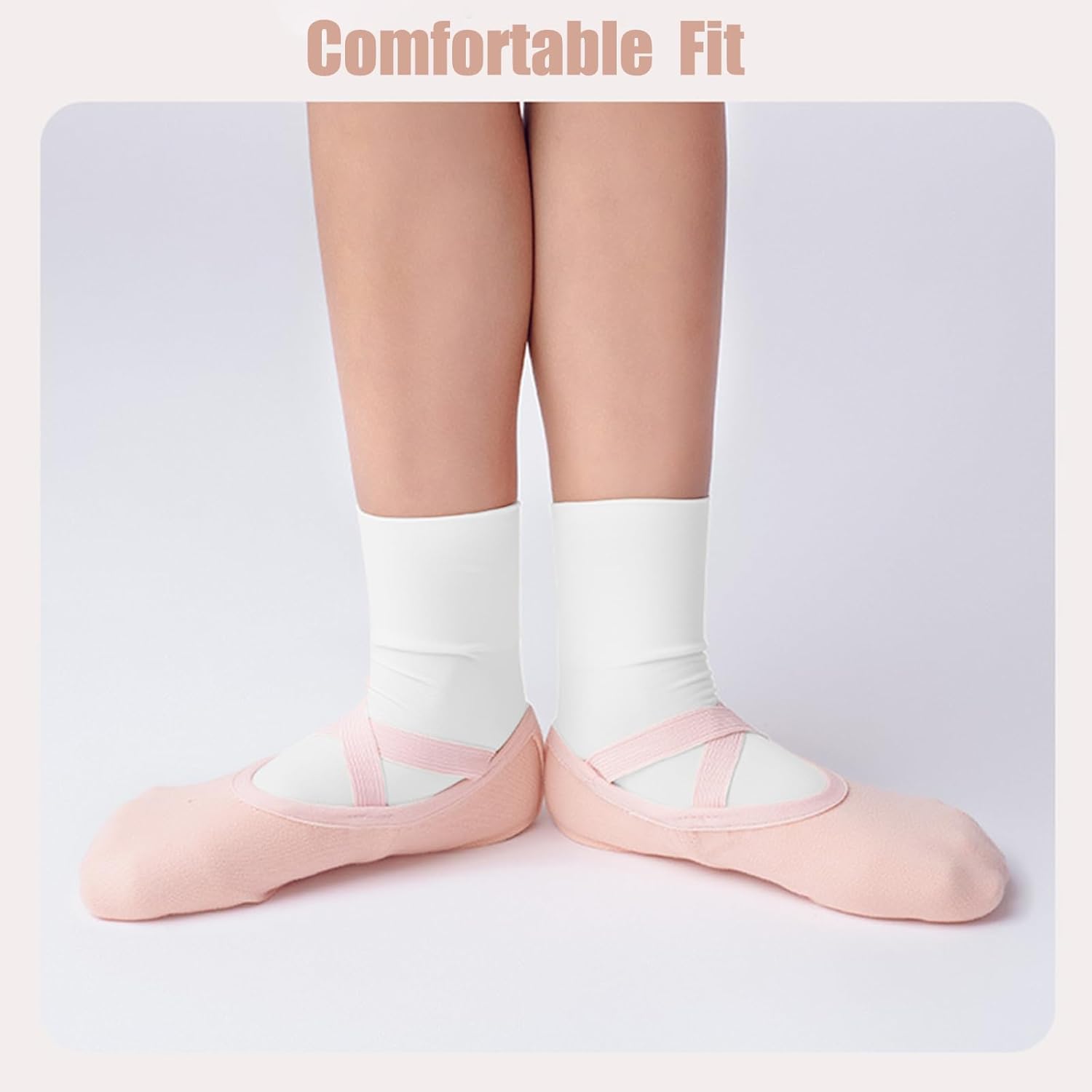 Thumbnail 1 de Girls Ballet Socks Multi-Packs (3 or 5), Seamless, Breathable Knit for Kids