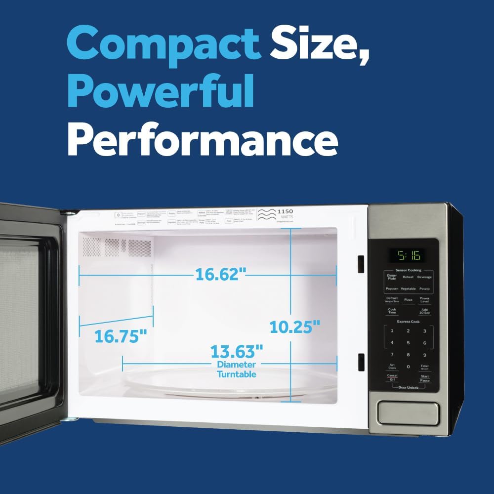 Thumbnail 2 de GE Microwave, 1150-watt, 1.6 ft³ ⚡