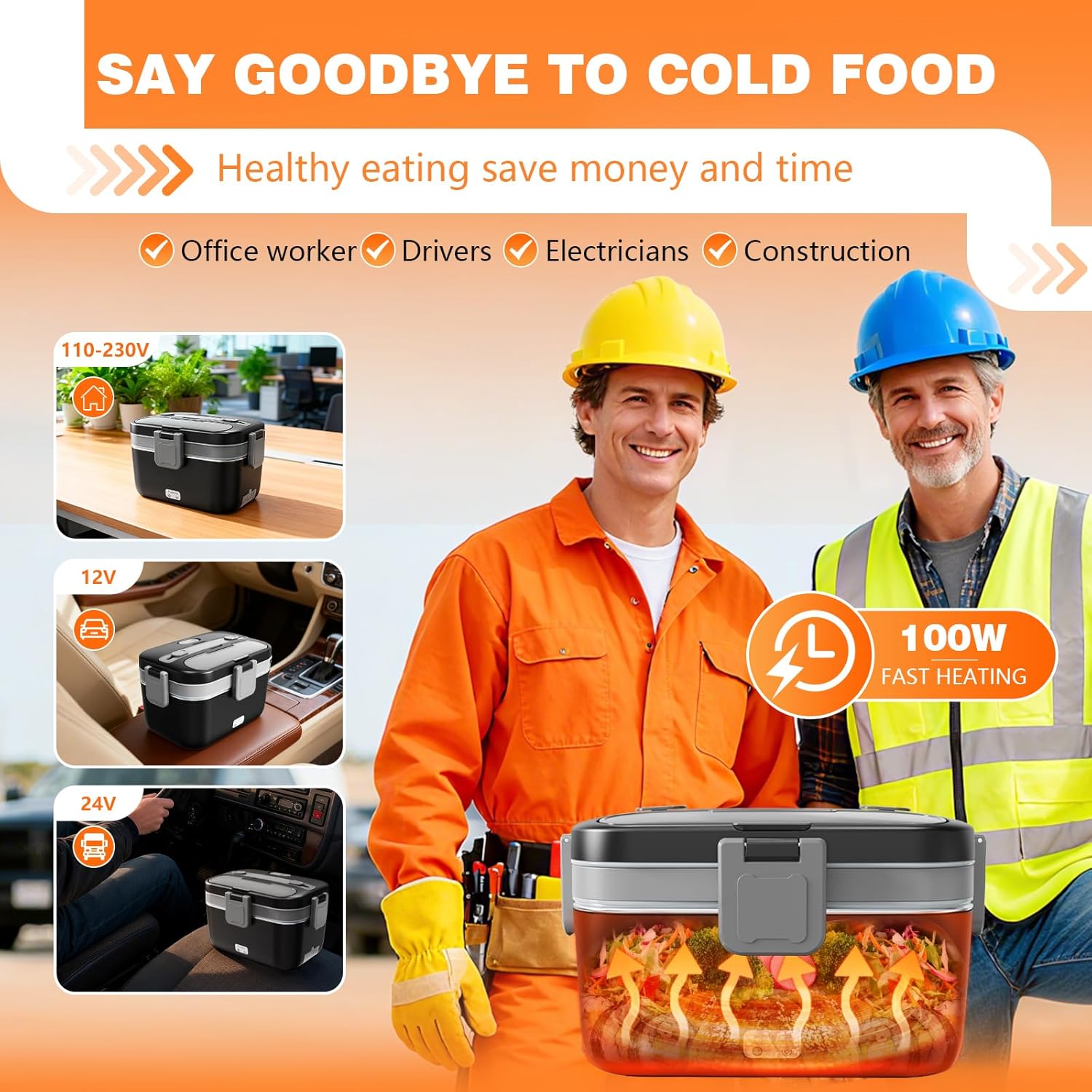 Detalle de Electric Lunch Box 2.8L 100W Fast Heating