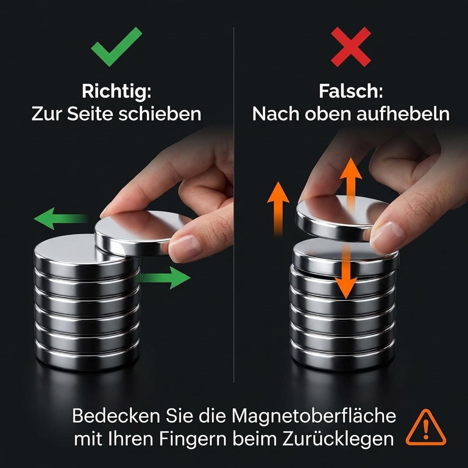 Thumbnail 6 de Amzrole Neodym-Magnete 8×2 mm, 100 Stück