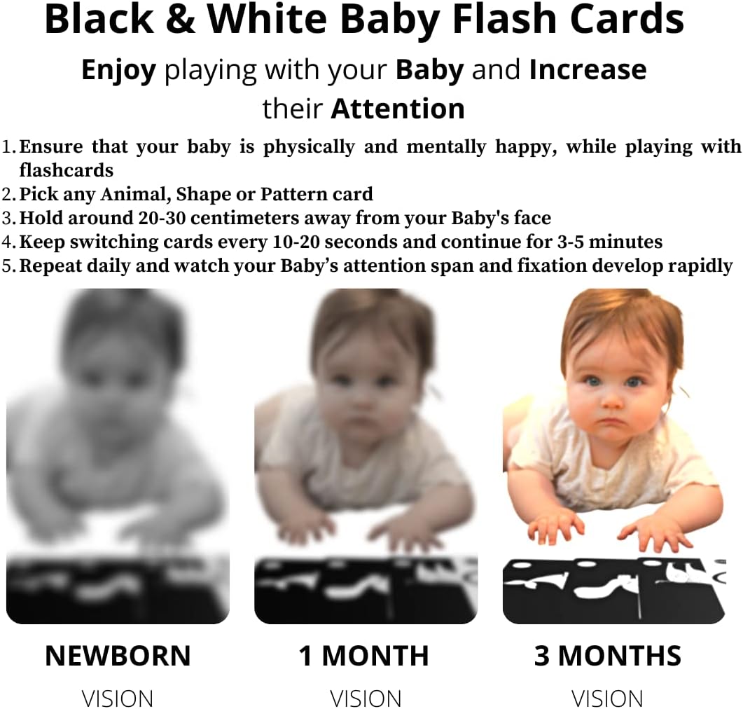 Detalle 2 de maKidrise Newborn Essentials sensory cards 14×10 cm