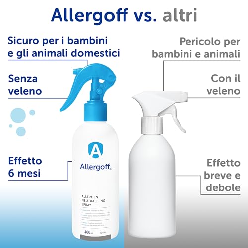 Detalle de Allergoff Spray Antiacaro 100% Atossico – Novokill, 400 ml per materassi e cuscini