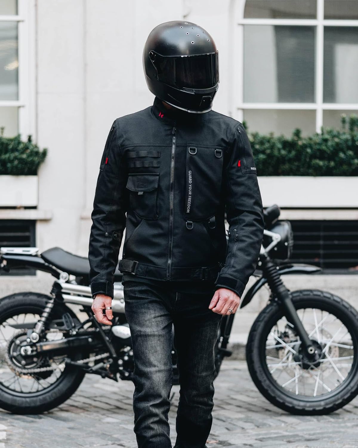 Thumbnail 1 de RIDEIRON Giacca Moto Invernale Uomo CE Classe A con protezioni CE-2 e fodera rimovibile