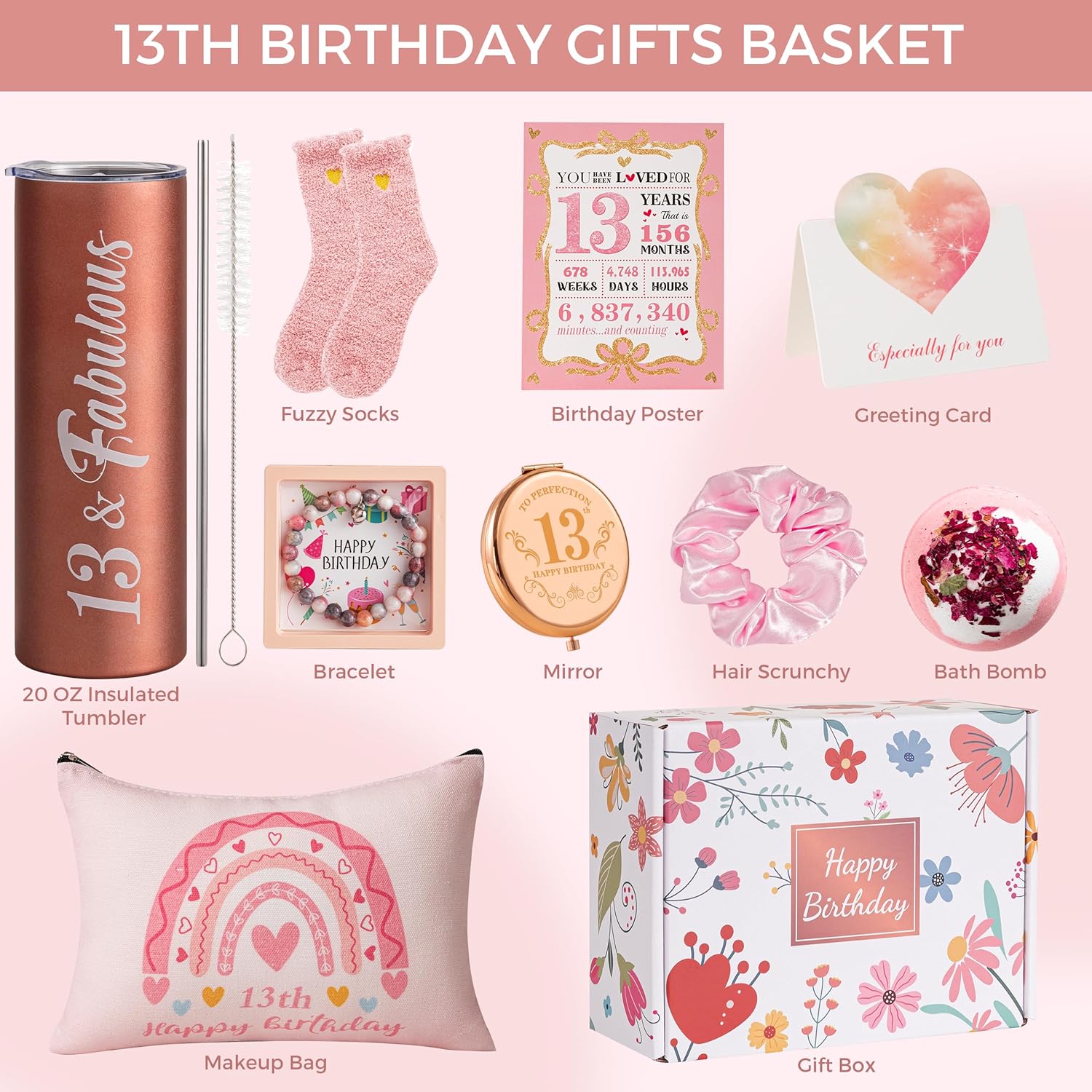 Thumbnail 3 de 13th Birthday Pamper Hamper for Teen Girl 🎁
