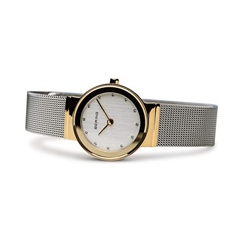 Thumbnail 3 de BERING 10126-001: Reloj de cuarzo para mujer con caja de acero inoxidable 26 mm, esfera plateada y correa milanesa