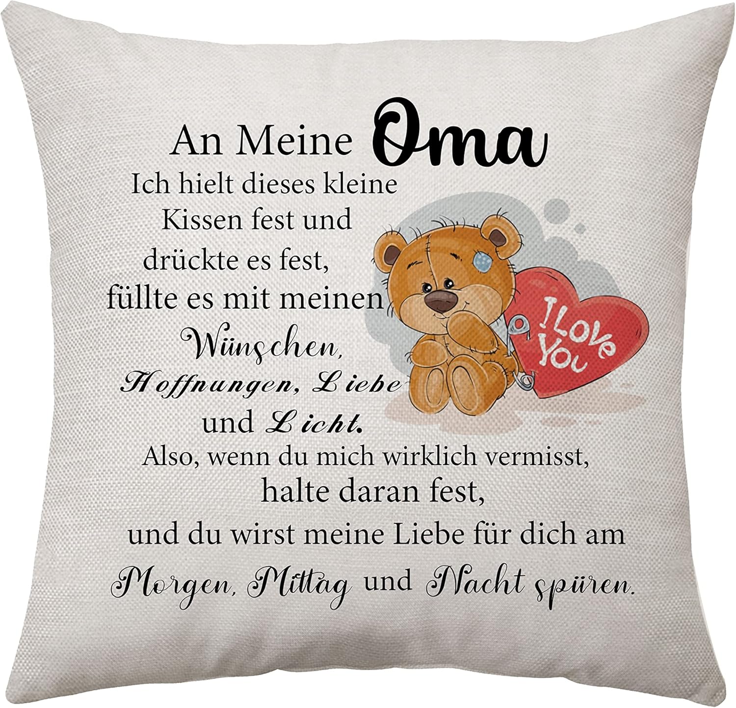 Thumbnail 5 de Enkel-Kissenbezug 45 x 45 cm zum Geburtstag