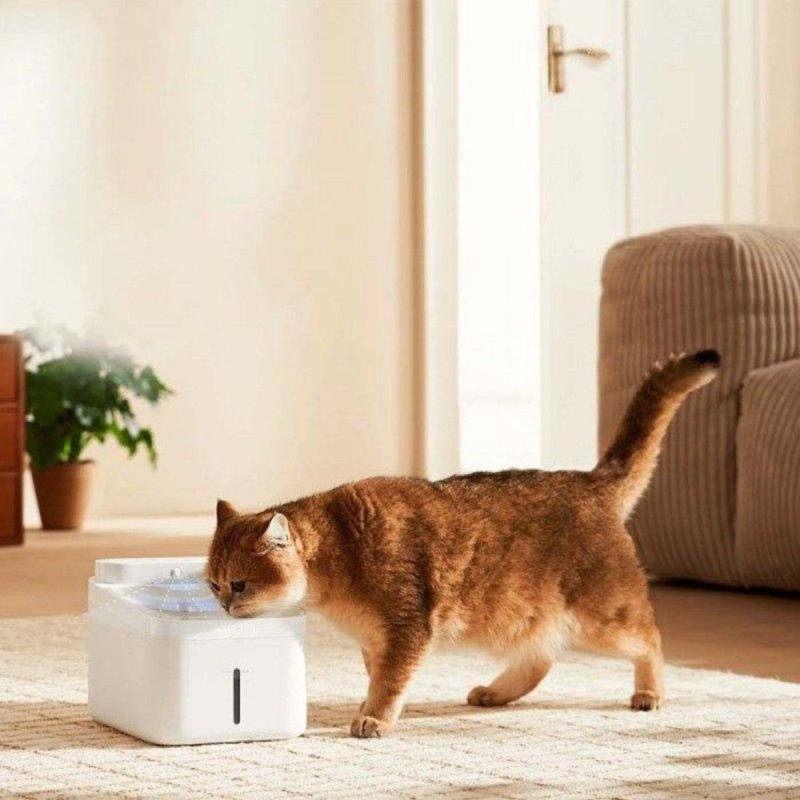 Detalle de Bebedero automático Xiaomi Smart Pet Fountain 2 Blanco 3 L: WiFi y filtro avanzado para mascotas