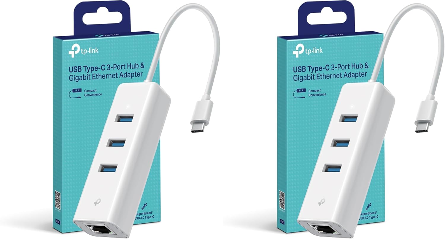 Thumbnail 5 de TP-Link UE330C Adattatore USB Ethernet 3 porte
