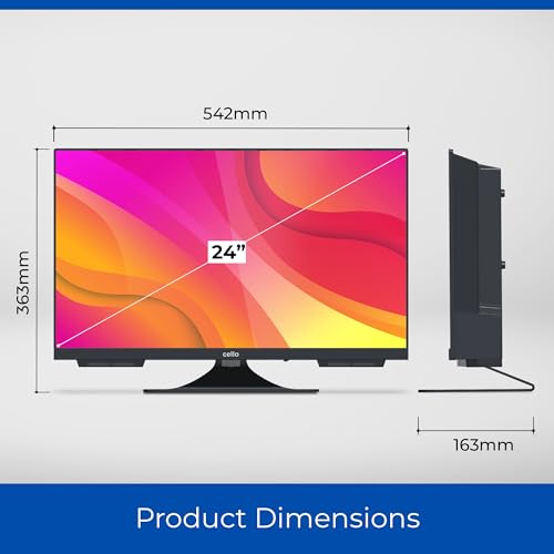 Detalle 1 de Cello C2424SH TV LED HD 24" 📺 Triple Sintonizador Sin Marco
