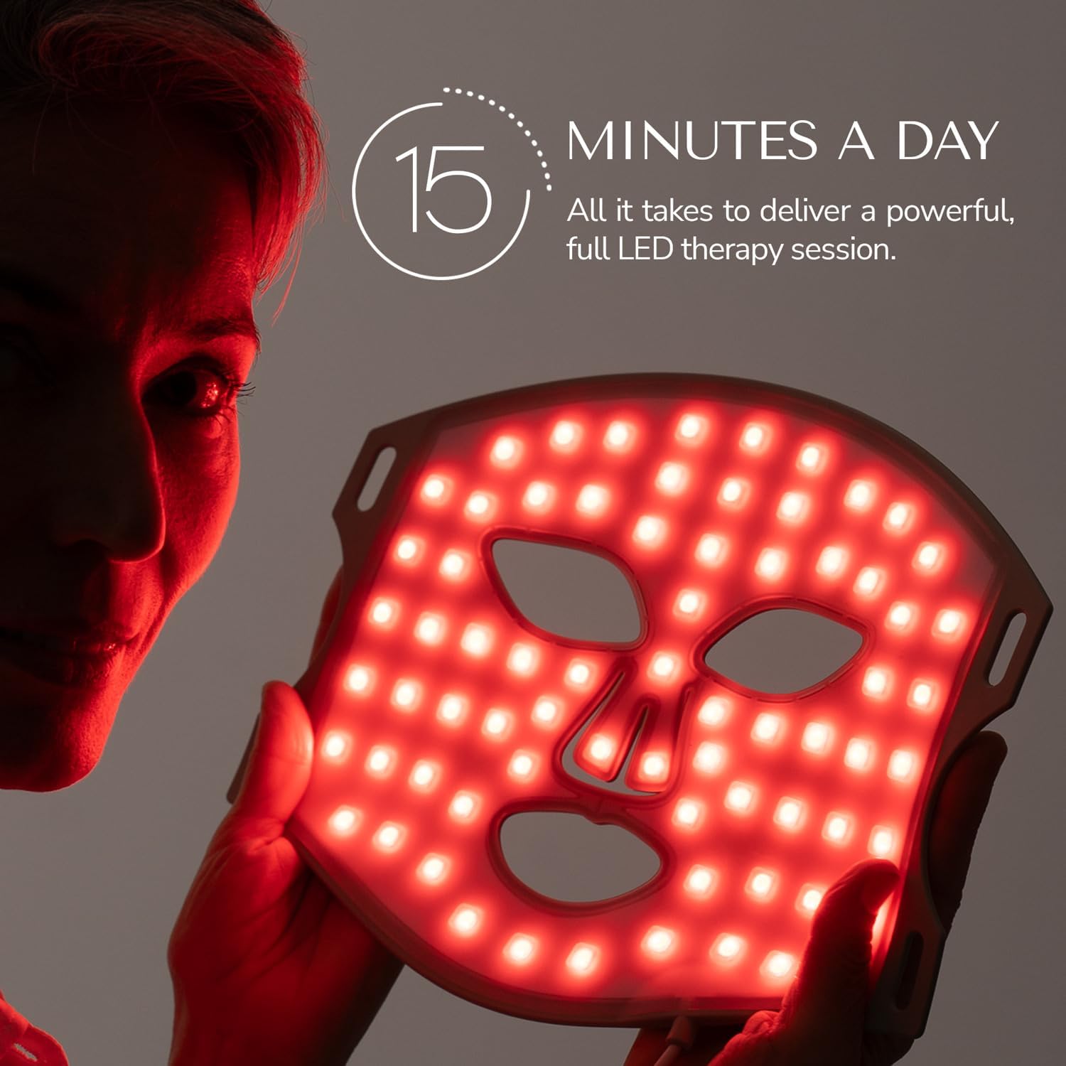 Detalle 2 de ODELYNE Adara masque facial 288 LED 🧖