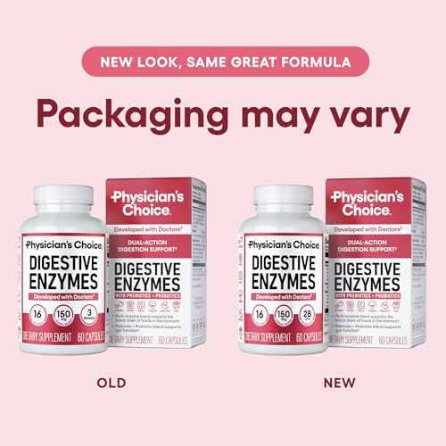 Thumbnail 6 de Physician's CHOICE Digestive Enzymes for Bloating & Digestion — 16 Enzymes, SBO Probiotics & Organic Prebiotics, 60 Count