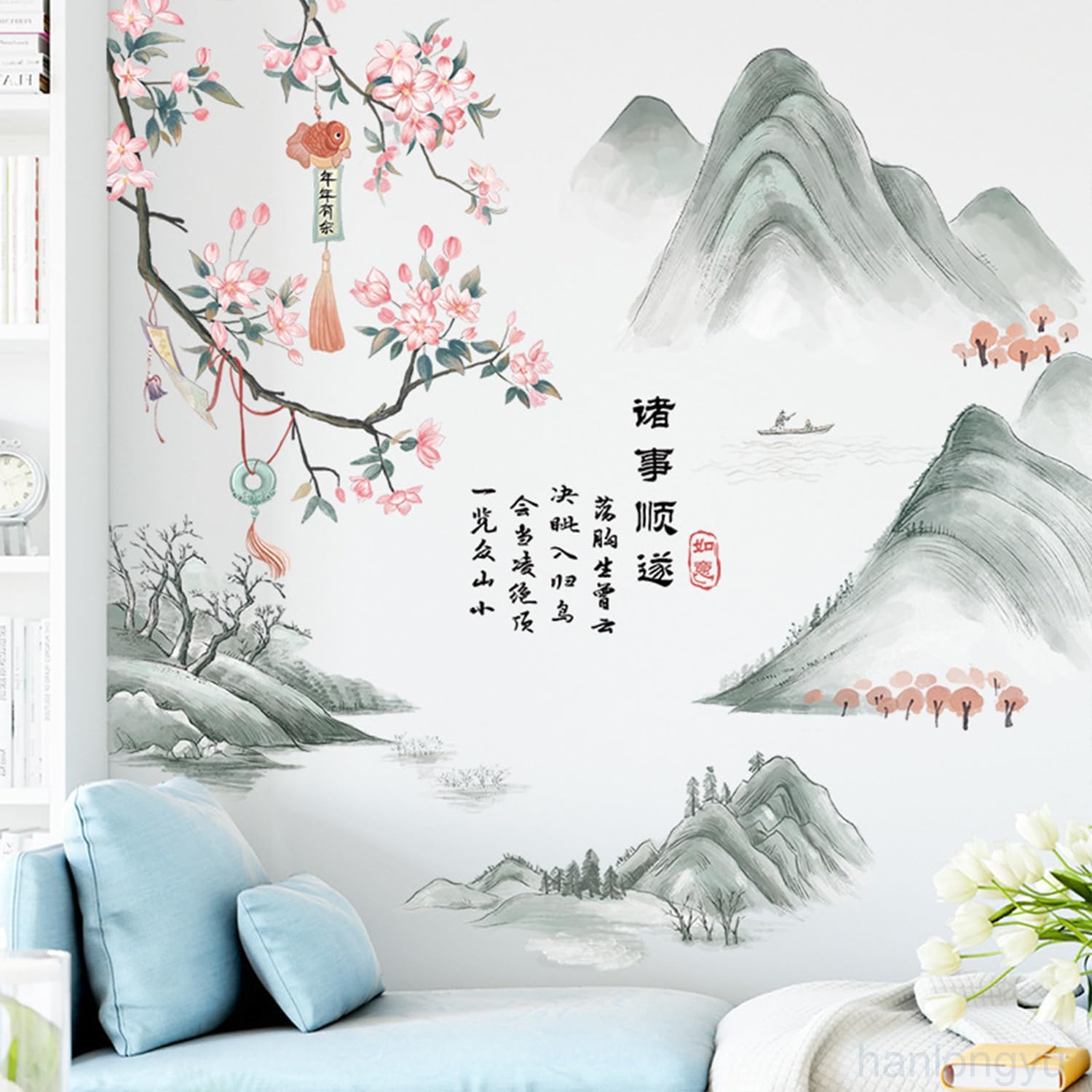 Thumbnail 6 de Tree Wall Decals, 55 × 53 in