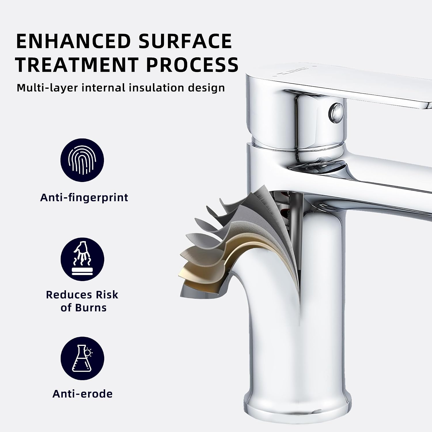 Thumbnail 5 de BELZ Basin Mixer Tap High Arc Chrome