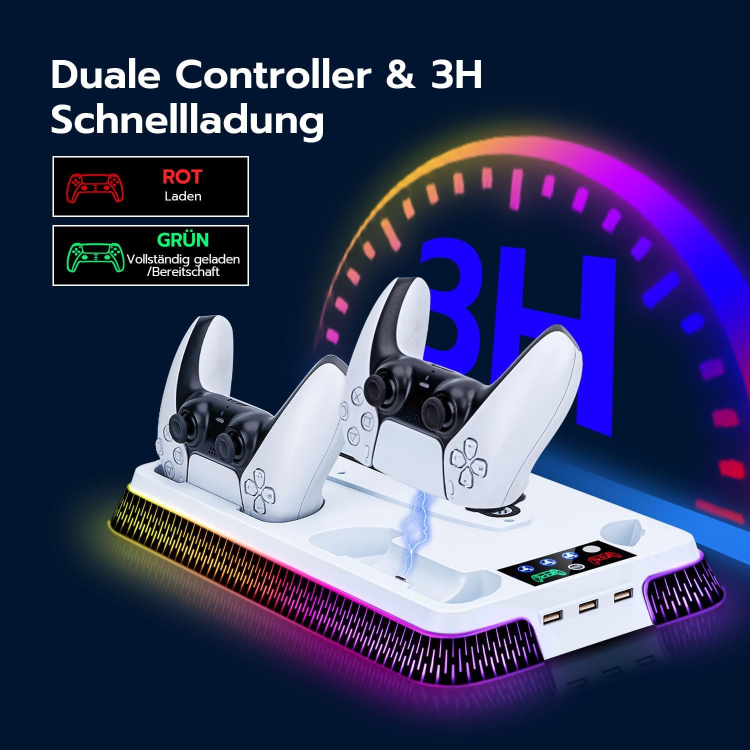 Thumbnail 4 de Wigearss PS5 Kühler Standfuß für 2020